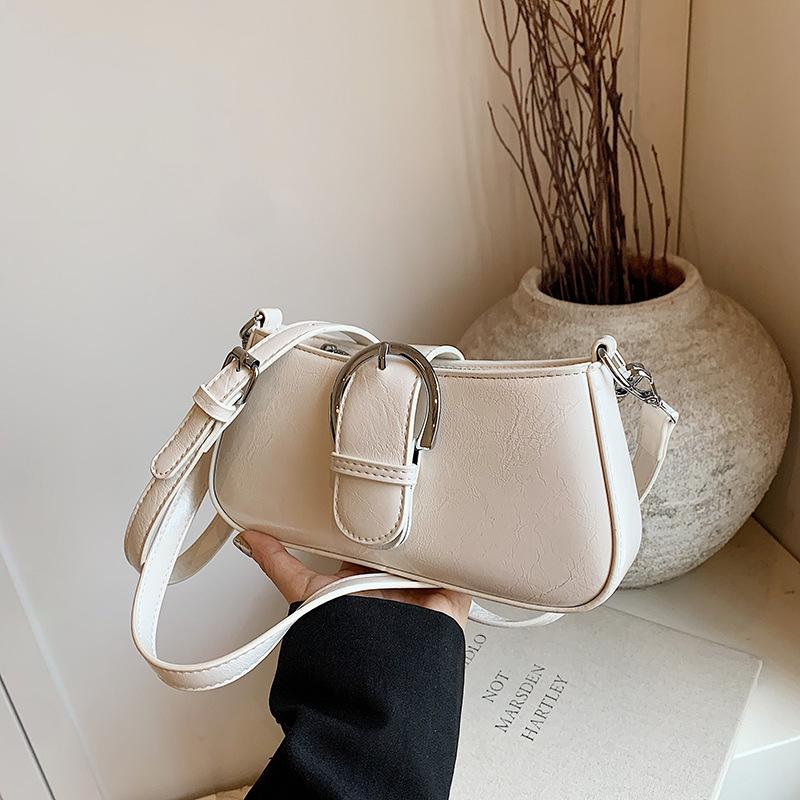 

Underarm bag women s autumn 2024 new fashion niche shoulder messenger bag high-end women s small square bag білий