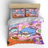 Tuxedo Sam Sanrio Bedding Set Hello Kitty Children Fashion 3 Pieces Set King Size Bed Set US Twin Adult Bed Cover Bedroom Duvet