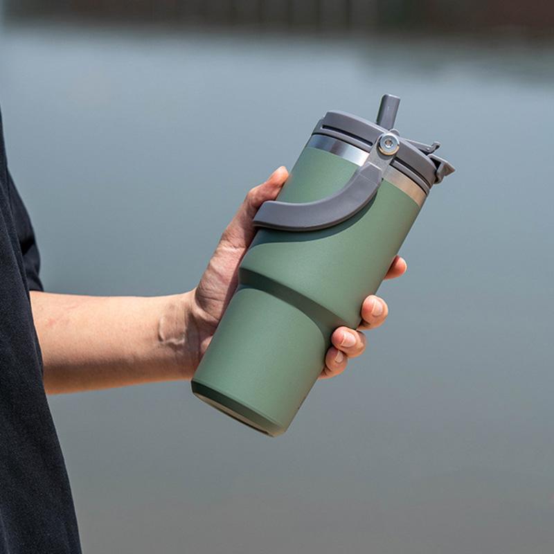 20/25/30oz Tyeso Stainless Steel Tumbler Thermo Bottles Cold and Hot Double-layer Insulated Cup Large Capacity Car Travel Mugs