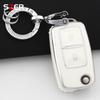 Pink Tpu Car Key Case Cover Shell For Vw Volkswagen Mk4 Bora Golf 4 5 6 Jetta Passat Polo Touran Skoda Octavia Seat 2 3 Buttons