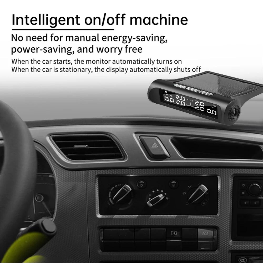 LKW-Reifendruckkontrollsystem TPMS Mit 6 externen Sensoren Auto-Reifendrucküberwachung Temperaturwarnung