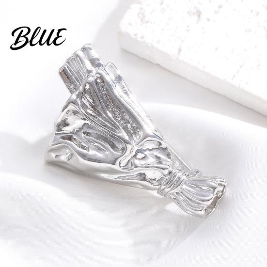 Floral Brooch Pin Flower Holder Bouquet Wearable Vase Insert Real