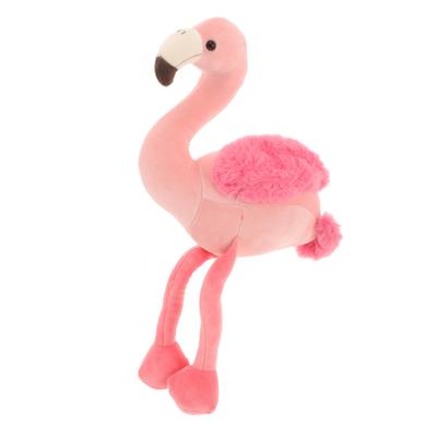 Flamingo Spielzeug, Flamingo Kuscheltier Plüschtier für Frauen und Babys, Skurriles Kissen, Kurz, OUNONA