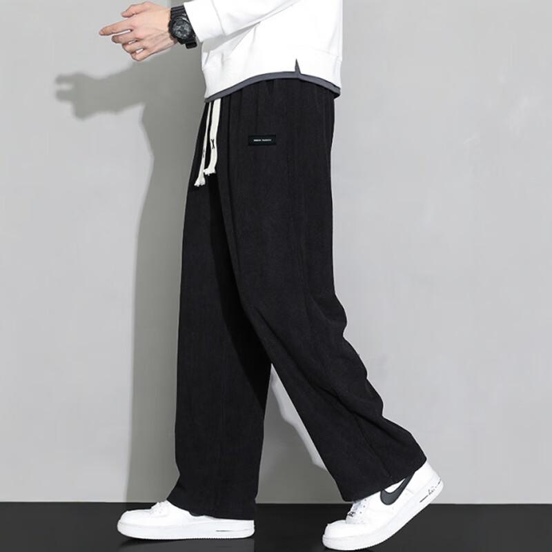 Men's Corduroy Loose Straight Casual Pants