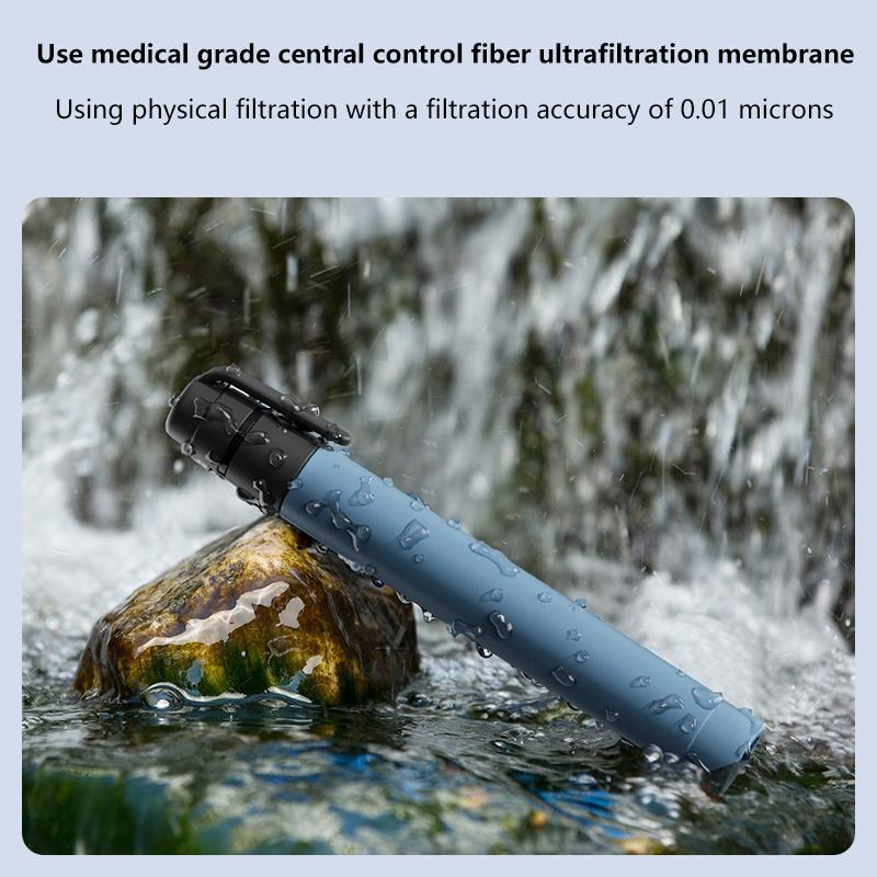1Pcs Outdoor Mini Wasser Filter Stroh Notfall Tragbare Wasser Filtration System