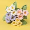 Crochet Polygonatum Flowers Creative Artificial Flower Cute Handwoven Flowers Knitting Plant Home Decor