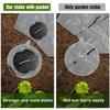 101pcs U-Shaped Galvanized Landscape Staples Garden Stakes Set with Plastic Fixing Washers And Installation Hook Tool for Weed