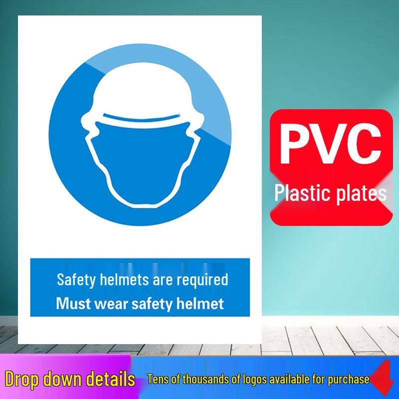 No Smoking or Open Flames Warning Sign - Electric Shock Caution for Construction Sites