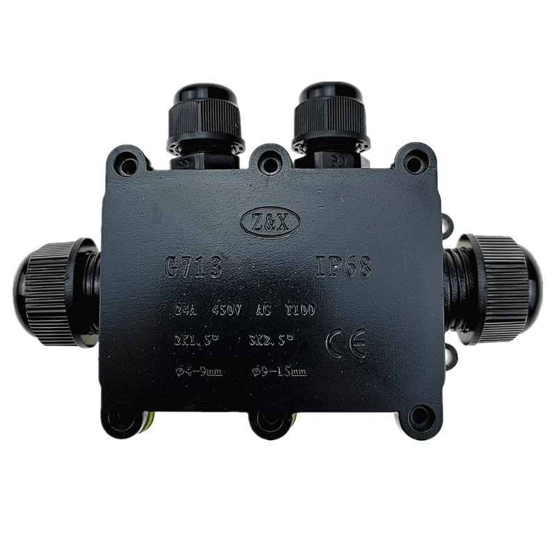 IP68 Waterproof Junction Box Electrical 2/3/4/5/6 Way Enclosure Block Cable Connecting Line Protection for Wiring Accessories