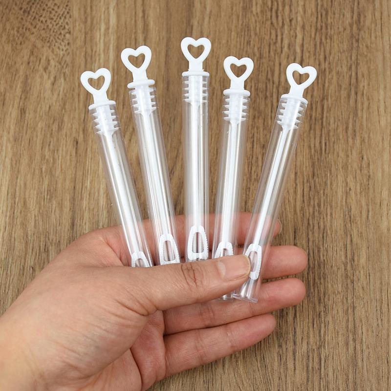 20/100 Stück Liebesherz Stab Röhre Seifenblasenflasche Hochzeitsgeschenke für Gäste Kindergeburtstag Mitgebsel Dekoration Babyparty
