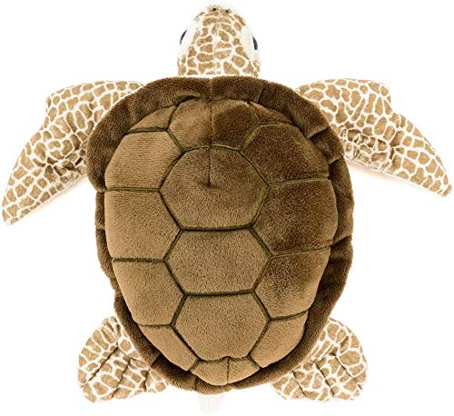 Calorata Loggerhead Sea Turtle Plush Toy (Medium Size/Soft Touch) Realistic Turtle Sea Creature Toy Doll Gift Present Birthday (Twice Tested) / Christ