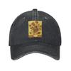 Vincent Van Gogh Sunflowers Sun Flowers Baseball Caps Washed Denim Hats Casquette Streetwear Baseball Cowboy Hat for Unisex Women