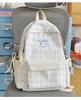 Schoolbag new Japanese plaid female college student schoolbag high value junior high school high school students large capacity cute bow back