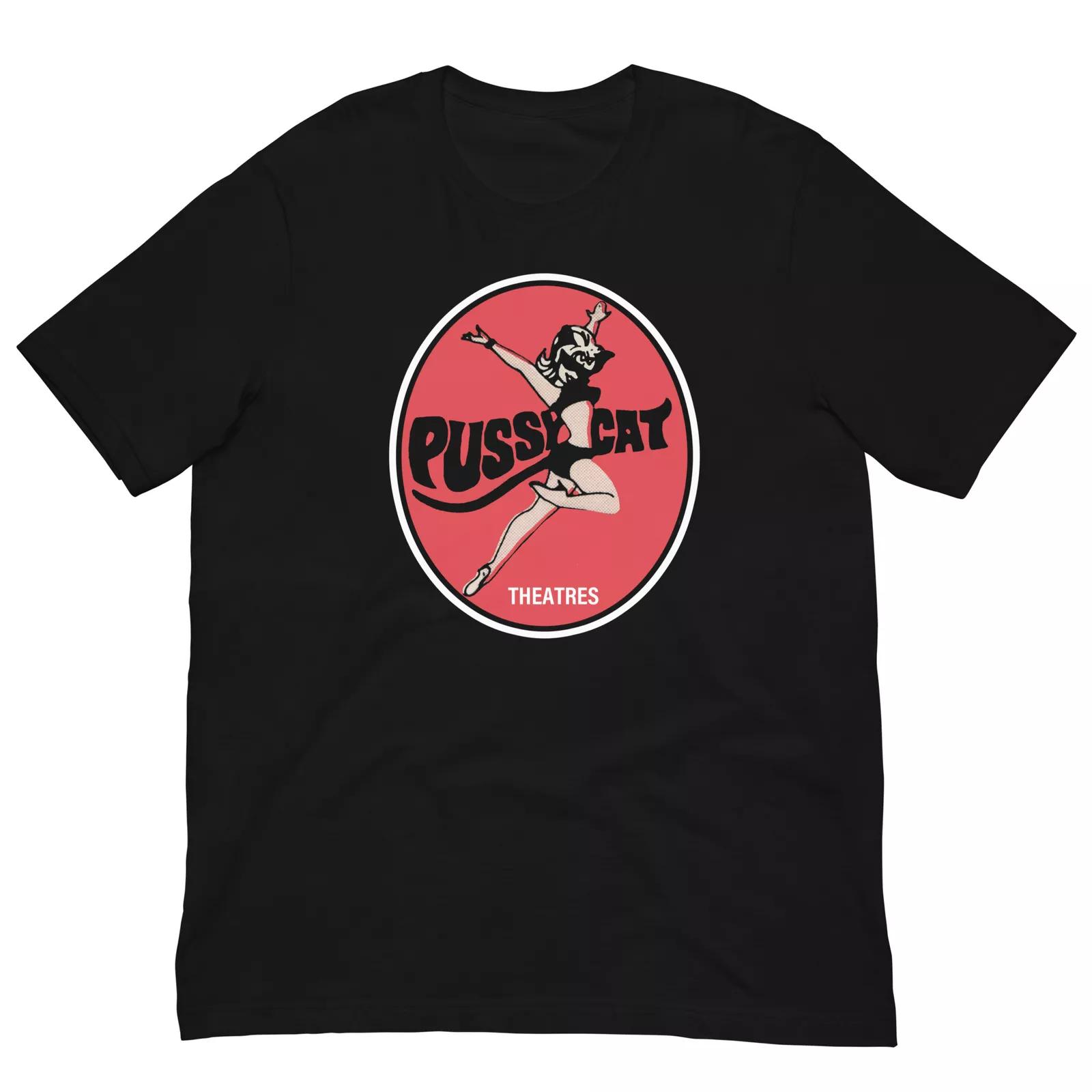 

Pussycat Theatres Black Graphic Tee Shirt Unisex t-shirt S