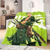 OnePiece Anime Print Blanket Warm  Comfortable Flannel Blanket Suitable for Bedrooms, Sofas, Beds, Chairs, Picnics, Travel