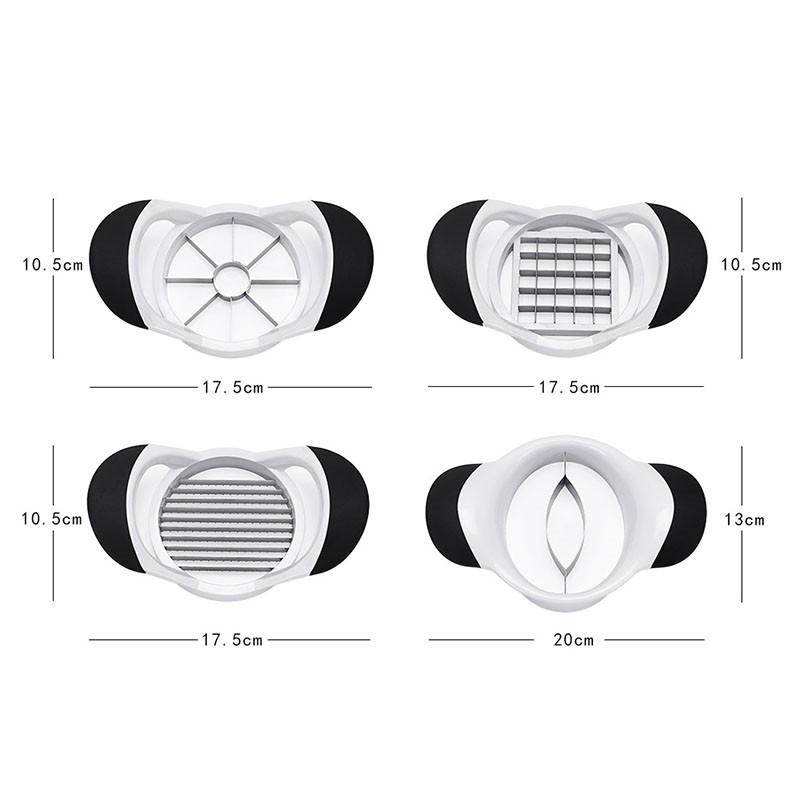 Multi-Function Stainless Steel Fruit Cutter Apple Pear Core Remover Mango Potato Tomato Slicer Divider Knife Kitchen Accessories