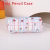 Cute Floral Cotton Makeup Brush Bag With Portable Design For Travel And School