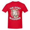 Unisex The Goat Whisperer Funny Goat Lover Farmer Awesome T Shirt Streetwear Oversized Cotton Crewneck Sleeve Custom Unisex Tshirt