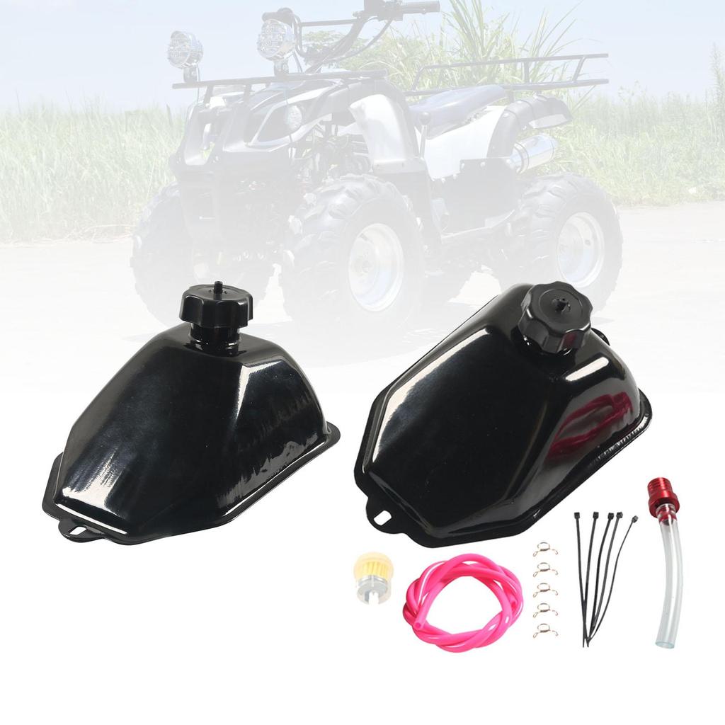 Gas Fuel Petrol Tank Iron High Performance for 50cc-125cc ATV Accessory 1 Piece
