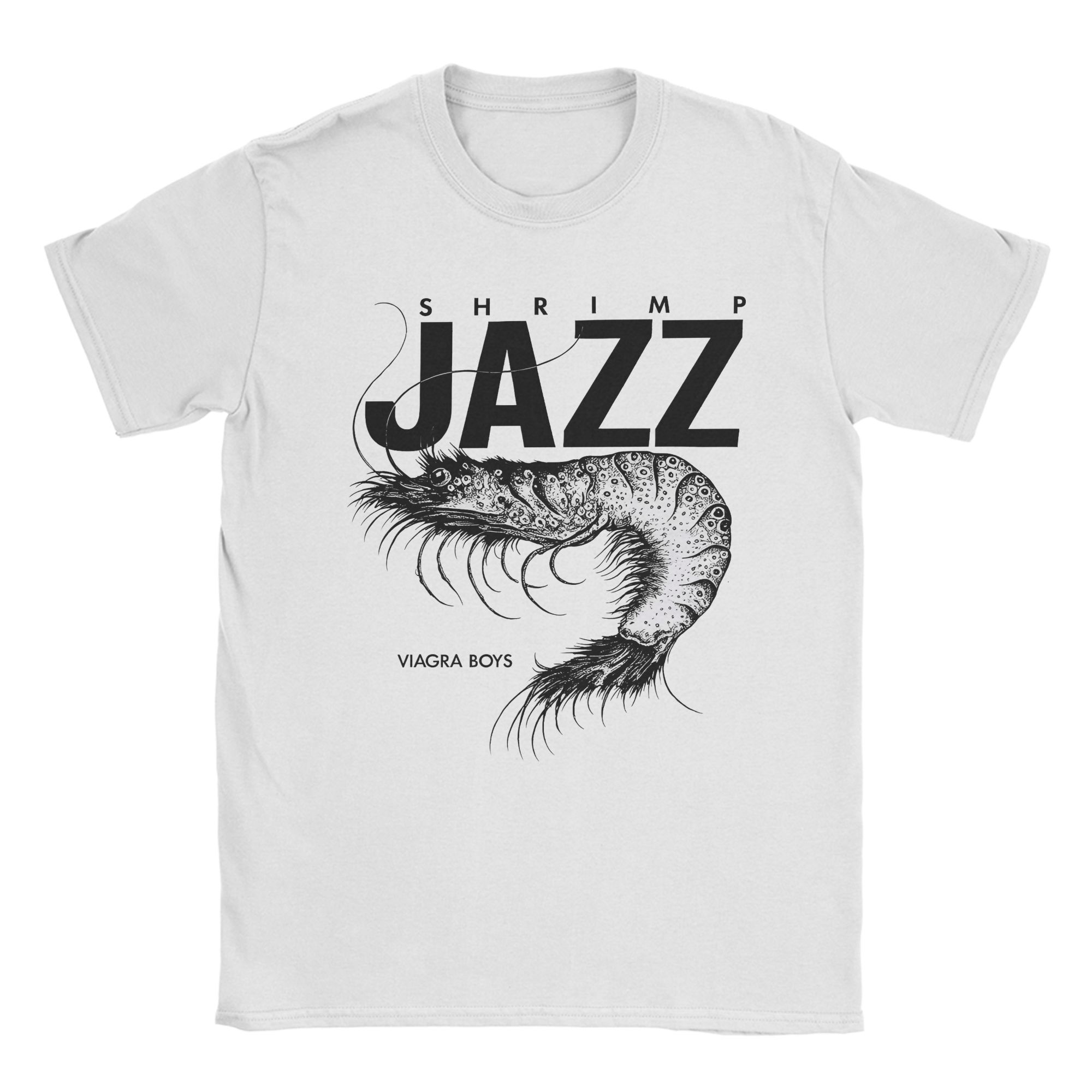 GUOYAN TOP Harajuku T-shirt Zomer Zeldzaam Viagra Boys Band Sgap One Garnaal Jazz Hip Hop T-shirts Katoen Hot Sale Korte Mouw Tops 2XL