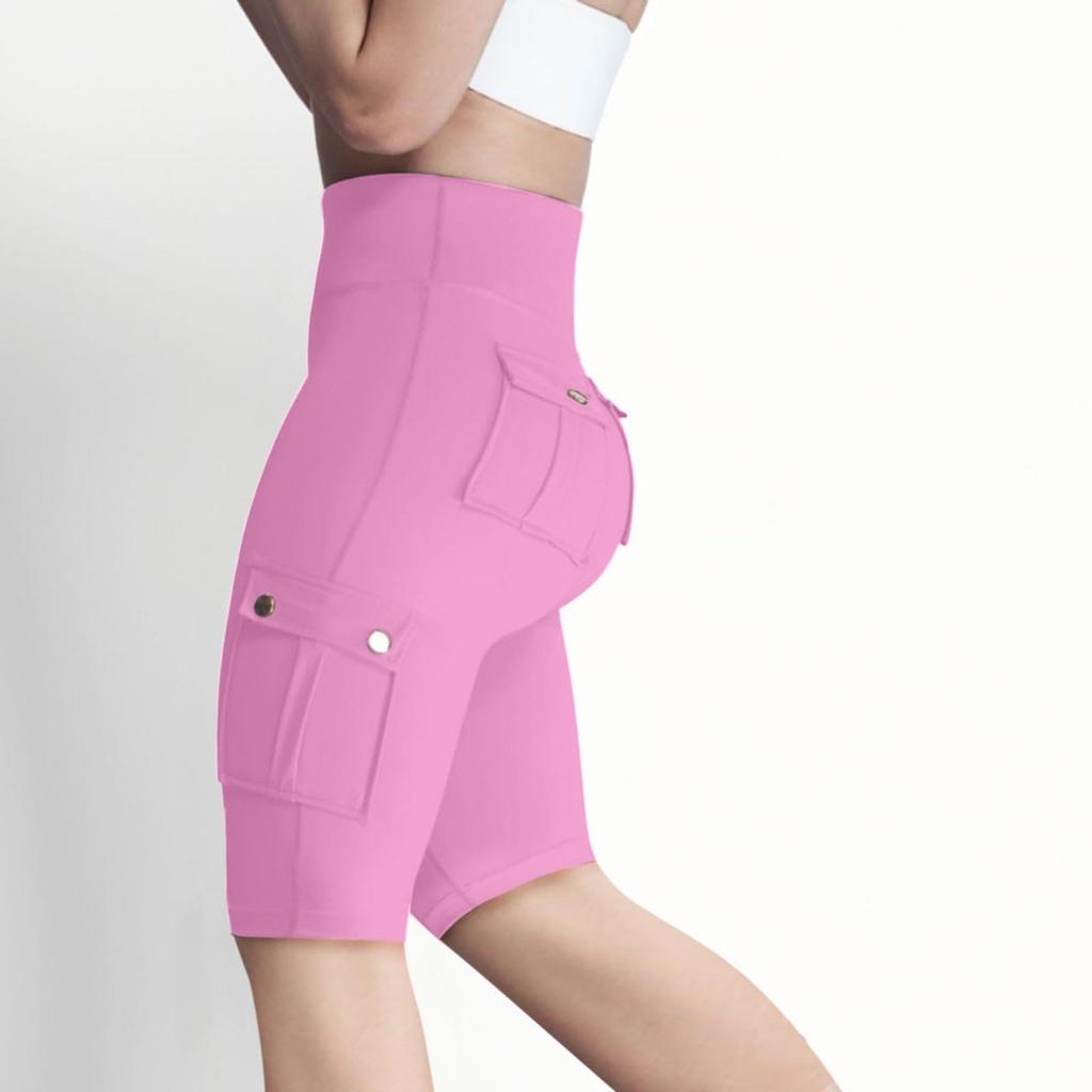 Women's Workwear High-elastic Tight Yoga Pants, Quick-drying 5-inch Running Shorts