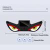 Blinking Moving Eyes Solar Demon Eye Light Anti-Rear-End Light  Universal Car Fit
