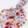 30pcs 3cm Artificial Flower Head Small Daisy Silk Cloth Fake Flower Accessories Artificial Flower Decorative Materials Wreath Artificial Flowers