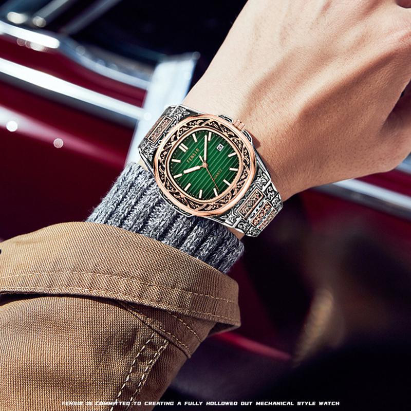 Luxus Herren Armbanduhr Leuchtend Wasserdicht Datum Herrenuhr Edelstahl Herren Quarzuhren Lässige Herrenuhr