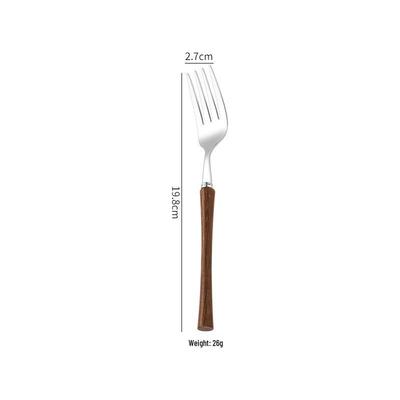 Ensemble de fourchettes de table portables en acier inoxydable Ru Han
