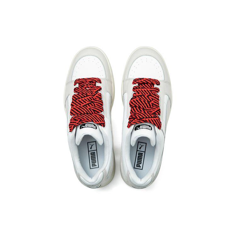 Puma Slipstream Lo Schnürschuhe Bequeme Vielseitige Low-Top Sneakers Unisex Sneakers Grau Weiß 387322-01