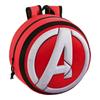 The Avengers-3D School Backpack The Avengers Red Black White (31x31x10cm)