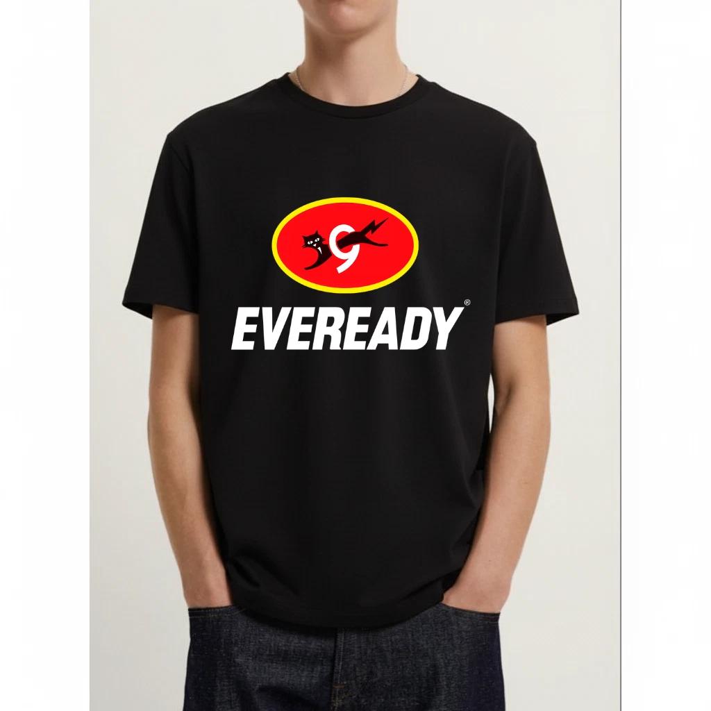 Eveready Battery Logo Funny Black Men’s T-Shirt (Size S–5XL) S