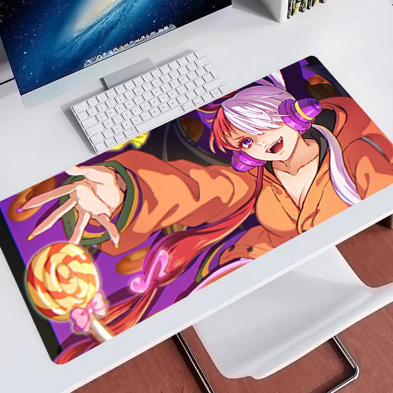 Colorful Mouse Pad Laptop Computer Gamer Desk Mat Anime E-sports Mousepad Large Gaming Keyboard Pad One Piece Uta Cute Mausepad