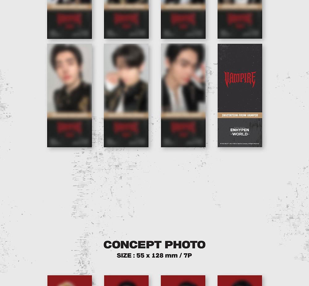 (VAMPIRE BASIC Ver.) ENHYPEN - WORLD COUPON CARD COLLECTION