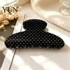 Cute Hair Clips for Daily Commuting Polka Dot Claw Clip Women, Lightweight Acrylic Non-Slip Jaw Clip, Claws Thin Elegant Strong Hold Accessories Updo
