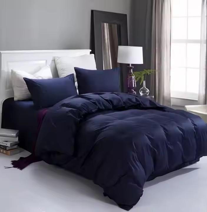 s 100% Cotton Solid Color Bedroom Bedding Set king Size Luxury Bedding Set