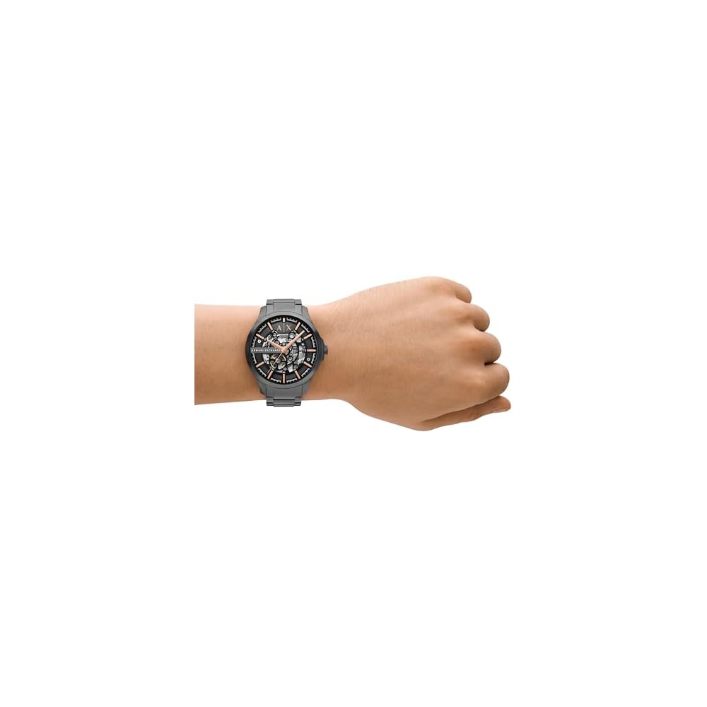 Armani Exchange Men's Watch AX2458 Gunmetal Color Stainless Steel Analog Timepiece