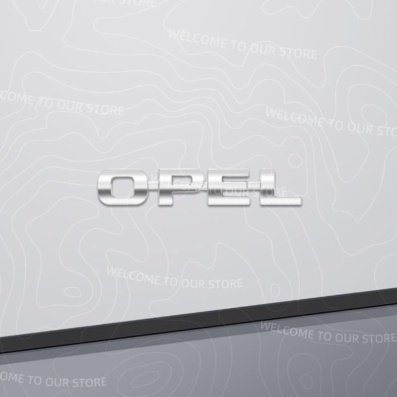 Zinklegierung Für OPEL ASTRA Logo Meriva Insignia Mokka Rocks Zafira Vectra Kofferraum 3D Metall Emblem Heckkarosserie Abzeichen Aufkleber