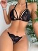 Naughty Sexy Lingerie Bra For Women Erotic Bustiers Bikini Underwear See Through Fetish Honeymoon Temptation Thong Exotic