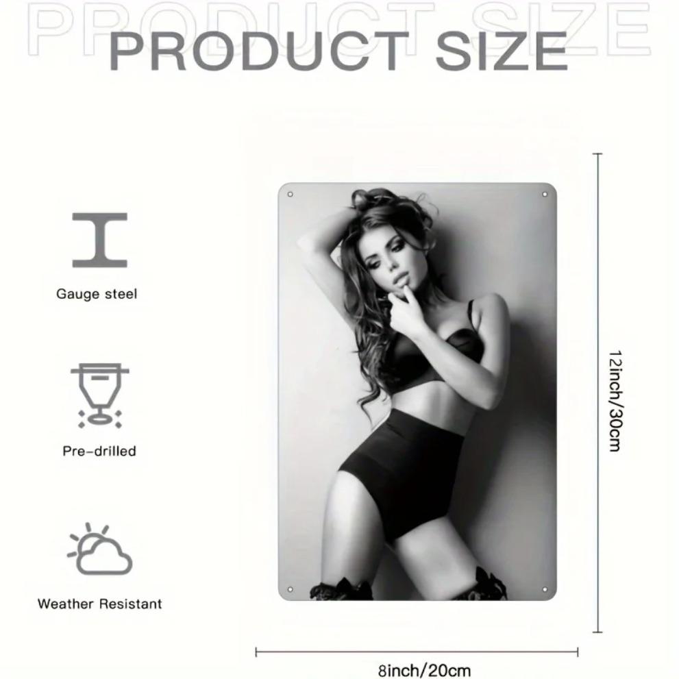 Vintage Metal Sign Heart Retro Wall Art 8x12 Inch Home Bar Cafe Decor Gift