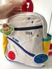 2024 Kids' Cartoon Dinosaur Sun Backpack - Double Shoulder, Small Flap Design