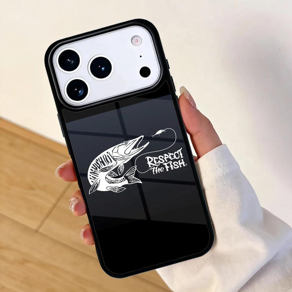 Nash Fishing Logo SOFT Mobile Phone Case for IPhone 17 AIR 16pro Max 15 14 13 12 11 Bumper Cover iPhone 13 mini