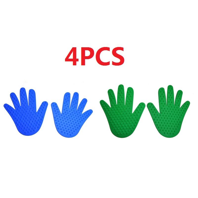 4 Stück Hand Fuß Sport Spielzeug Sensorisches Spiel Pädagogisches Spielzeug für Kinder Outdoor Indoor Krabbeln Springen Aktivität Kindergarten Pro