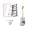 Gitarrenbrücke Saitenhalter 3 Messingsättel Brücke Vintage Gitarrenbrücke mit Schrauben Elektrische Gitarre Ersatzteil