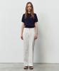 PLAC WOMEN Collared Knit Top Navy