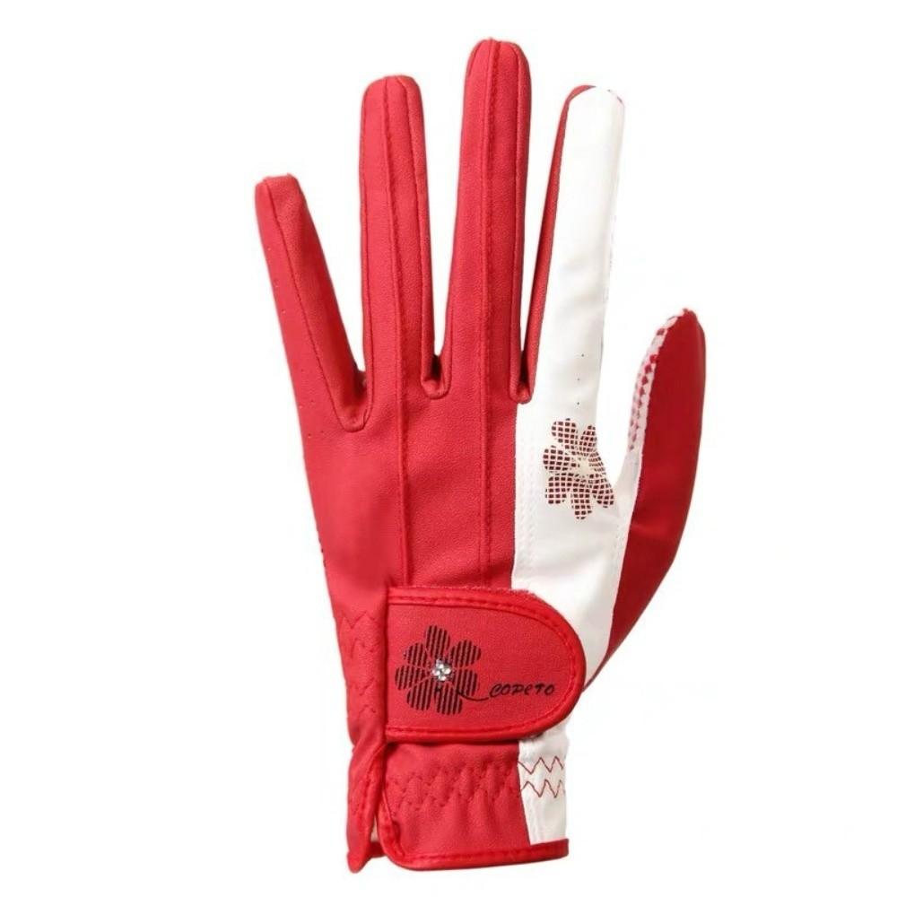 Een Paar Antislip Dames Golfhandschoenen Ademende Golfaccessoires Golfhandschoenen Cadeau voor Golfers