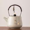 1PC Beam Teapot New Chinese High-value Novice Pot High-end Set Household Ceramic Kung Fu Tea Set Household Tableware Products