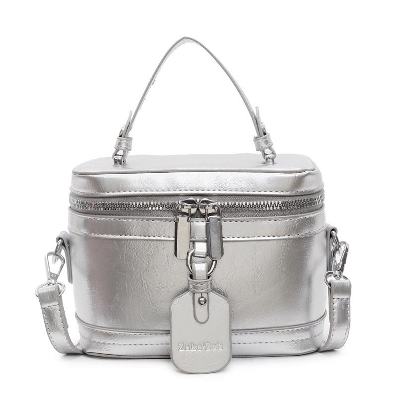 

Модная женская сумка-тоут, новая универсальная сумка через плечо, повседневная женская сумка серебряный