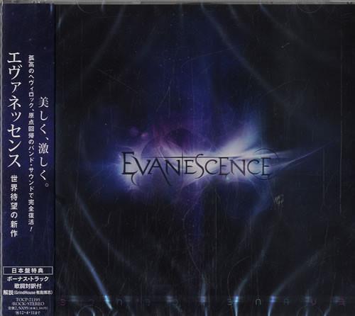 CD EVANESCENCE - Evanescence TOCP71195 Wind-Up 2011 Japan ObiDance & Electronica Used