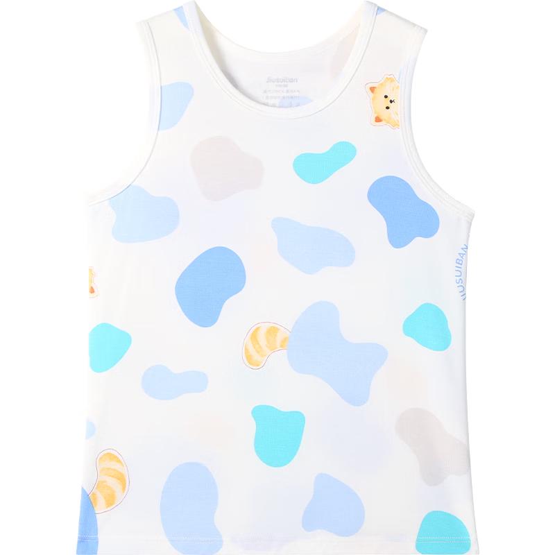 Unisex Kids  Summer Antibacterial Thin Vest 5-6 years
